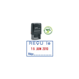 Tampon printy reçu le + date ref 4750l1