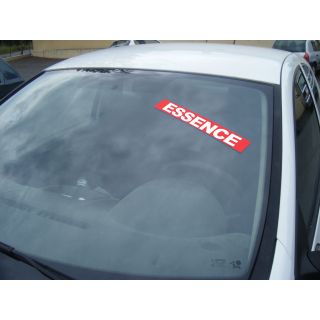 Autocollant Pare Brise Avantage rouge Essence