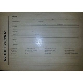 Enveloppe VO / VN les 500 ex
