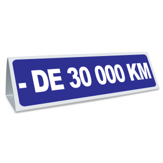 Triangle magnétique de toit - de 30000 km coloris bleu