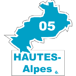 Autocollant 05 département des Hautes Alpes