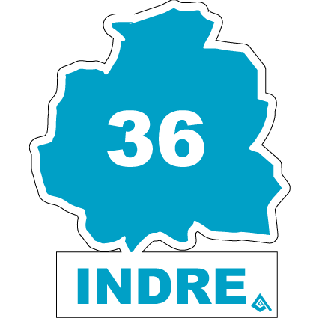 Autocollant 36 département de l'Indre