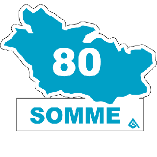 Autocollant 80 département de La Somme