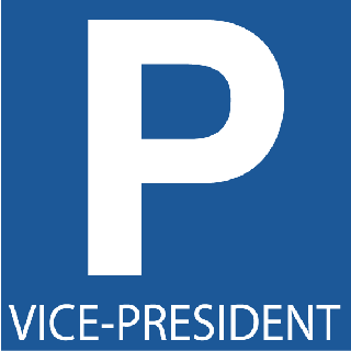 Autocollant Parking Vice-Président