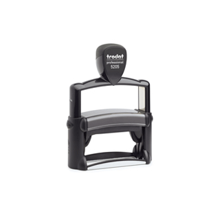 Tampon encreur Trodat 5205 avec empreinte large 6 lignes
