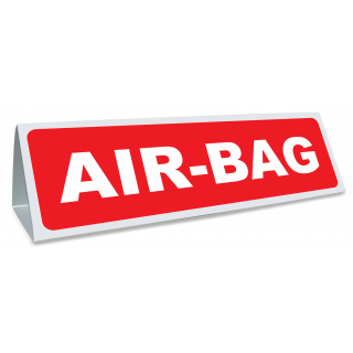 Triangle magnétique de toit AIRBAG coloris rouge