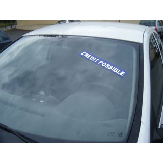autocollant pare brise credit possible