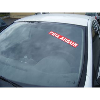 Autocollant Avantage rouge Prix Argus