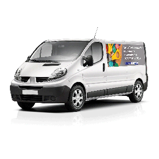 Kit autocollants publicitaires personnalisés pour véhicule utilitaire