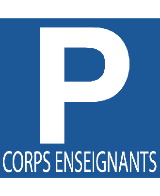 Autocollant Parking Corps Enseignants