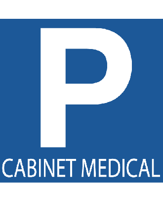 Panneau Parking Cabinet Médical PVC 3 mm