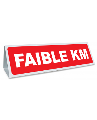 Triangle magnétique de toit Faible Kilométrage coloris rouge