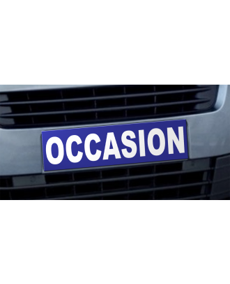 Cache plaque d'immatriculation avantage Occasion bleu