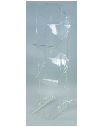 Le présentoir zig-zag plexi 1.5 m à l'unité